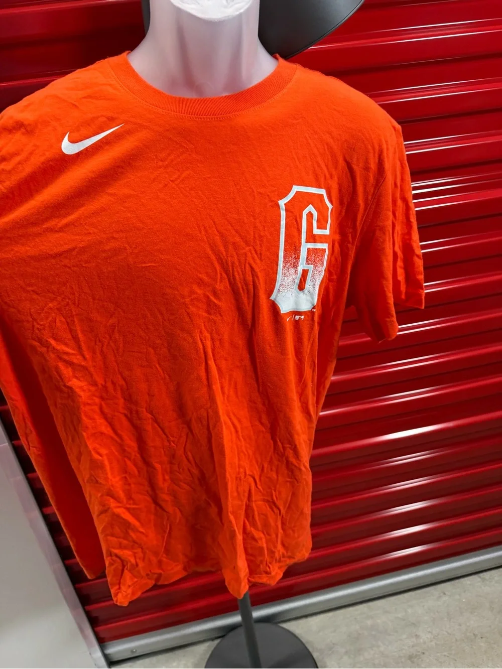 Men's SF Giants Orange Graphic Short-Sleeve T-Shirt